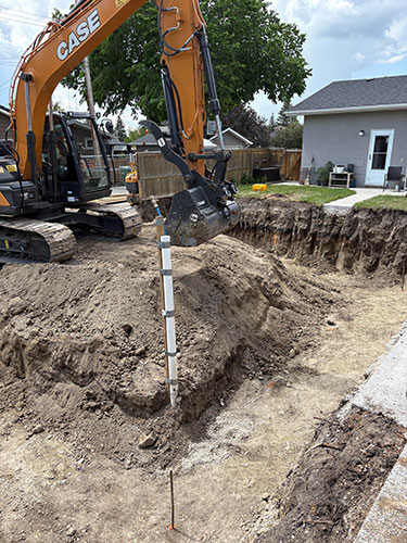 Image 1 - foundation excavation by Calgary's 2 Sons Excavating.